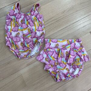 Toddler’s Princess Peach Swimsuit Set